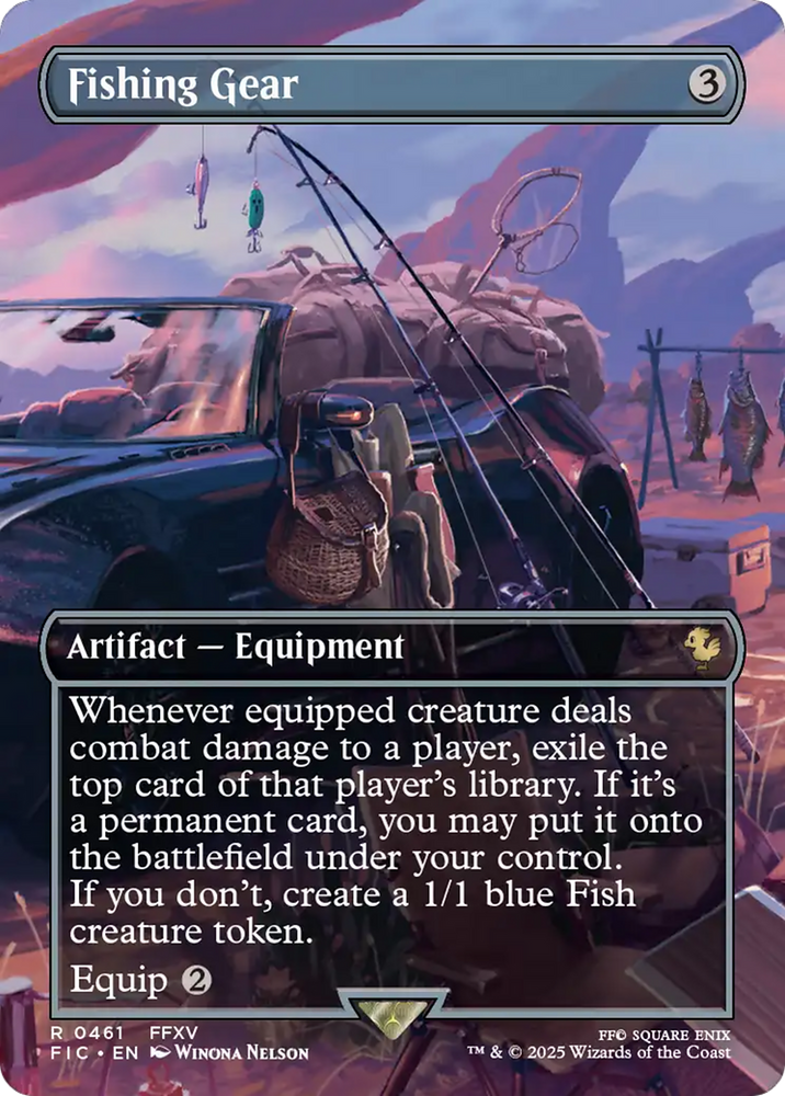 Fishing Gear (Borderless) [FINAL FANTASY Commander]