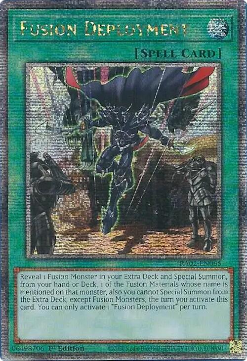 Fusion Deployment (Quarter Century Secret Rare) [RA02-EN065] Quarter Century Secret Rare