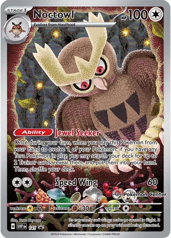 Noctowl (141) (Pokemon Center Exclusive) [Scarlet & Violet: Black Star Promos]