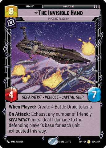 The Invisible Hand - Imposing Flagship (234/257) (234/257) [Twilight of the Republic]