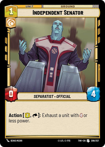 Independent Senator (206/257) (206/257) [Twilight of the Republic]