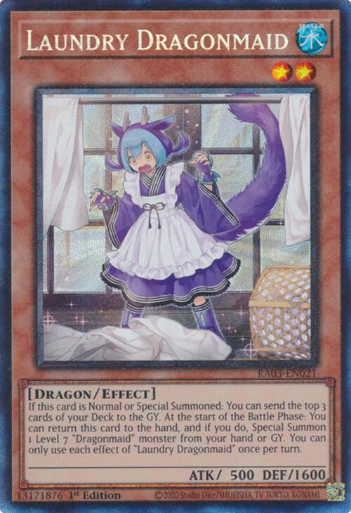 Laundry Dragonmaid (CR) [RA03-EN021] Prismatic Collector's Rare