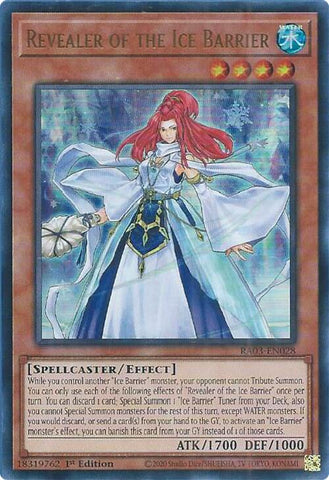 Revealer of the Ice Barrier (UR) [RA03-EN028] Ultra Rare