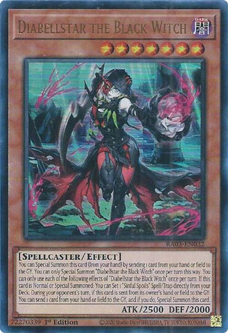 Diabellstar the Black Witch (UR) [RA03-EN032] Ultra Rare