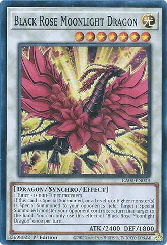 Black Rose Moonlight Dragon [RA03-EN038] Super Rare