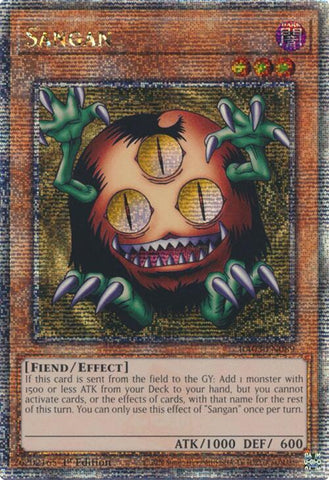 Sangan (Quarter Century Secret Rare) [RA03-EN089] Quarter Century Secret Rare