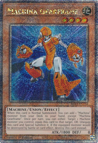 Machina Gearframe (Quarter Century Secret Rare) [RA03-EN234] Quarter Century Secret Rare