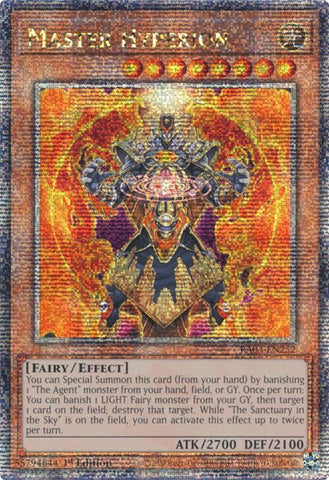 Master Hyperion (Quarter Century Secret Rare) [RA03-EN252] Quarter Century Secret Rare