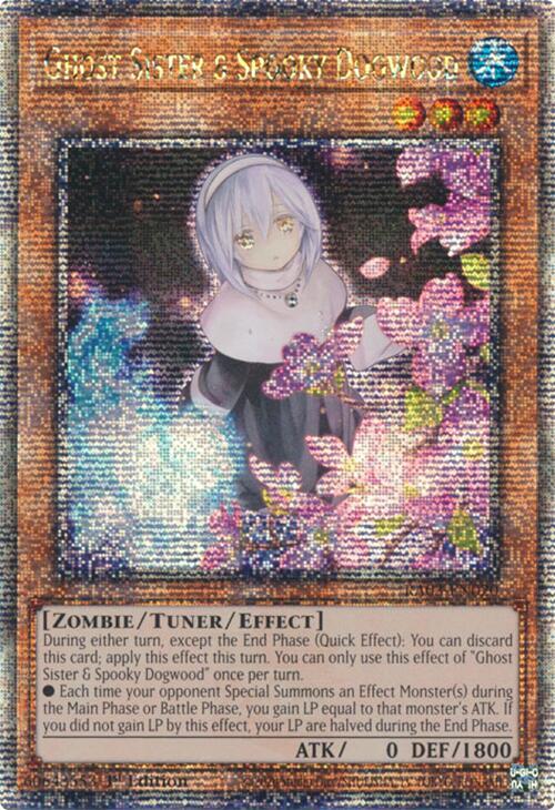 Ghost Sister & Spooky Dogwood (Alternate Art) (Quarter Century Secret Rare) [RA03-EN020] Quarter Century Secret Rare