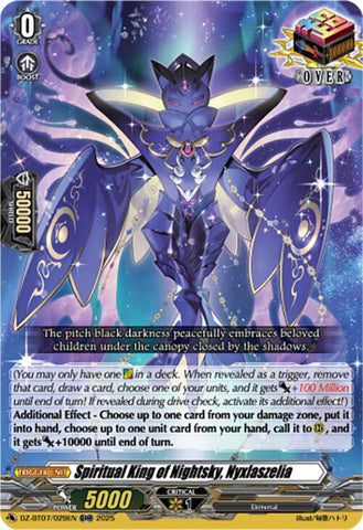 Spiritual King of Nightsky, Nyxlaszelia (DZ-BT07/029EN) [Moon Fangs & Cerulean Blaze]