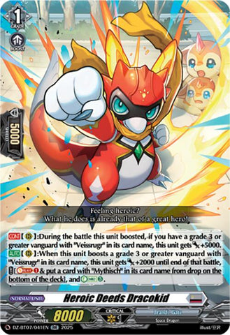Heroic Deeds Dracokid (DZ-BT07/041EN) [Moon Fangs & Cerulean Blaze]