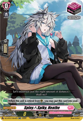 SpinySpiky, Heathe (DZ-BT07/054EN) [Moon Fangs & Cerulean Blaze]