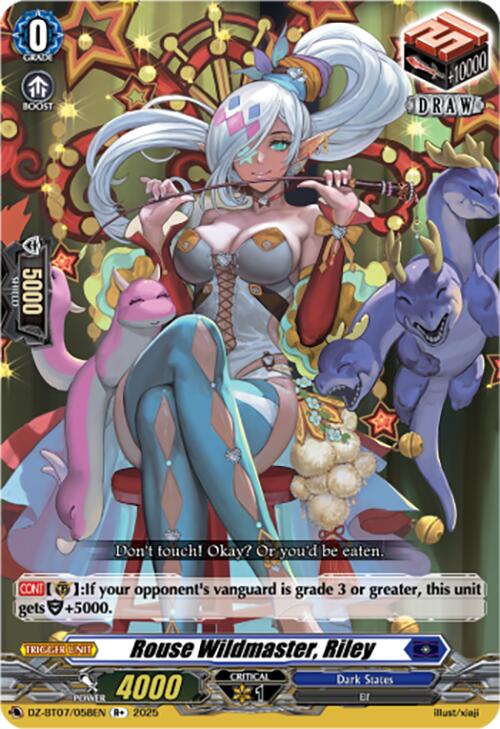 Rouse Wildmaster, Riley (DZ-BT07/058EN) [Moon Fangs & Cerulean Blaze]