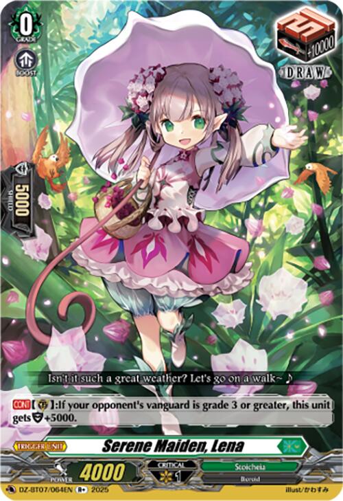 Serene Maiden, Lena (DZ-BT07/064EN) [Moon Fangs & Cerulean Blaze]