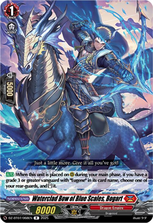 Waterclad Bow of Blue Scales, Bogart (DZ-BT07/068EN) [Moon Fangs & Cerulean Blaze]