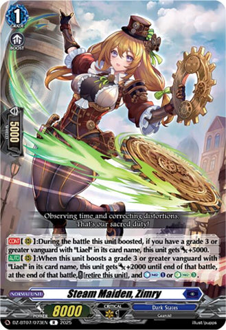 Steam Maiden, Zimry (DZ-BT07/073EN) [Moon Fangs & Cerulean Blaze]