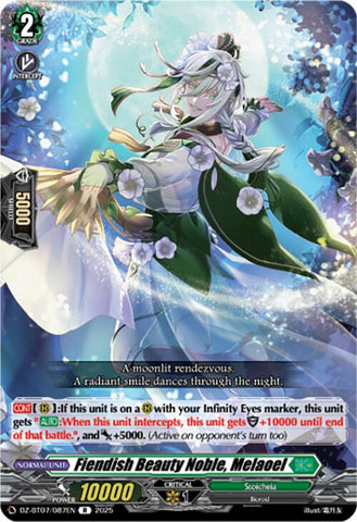 Fiendish Beauty Noble, Melaoel (DZ-BT07/087EN) [Moon Fangs & Cerulean Blaze]