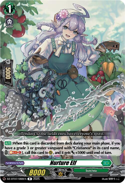 Nurture Elf (DZ-BT07/088EN) [Moon Fangs & Cerulean Blaze]