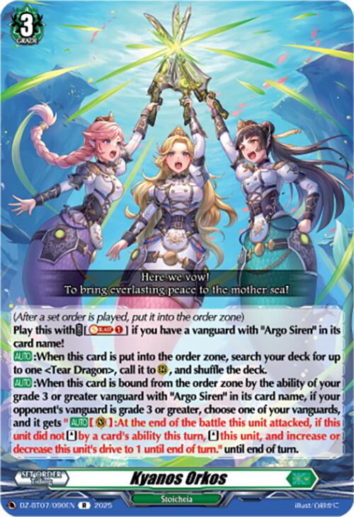 Kyanos Orkos (DZ-BT07/090EN) [Moon Fangs & Cerulean Blaze]