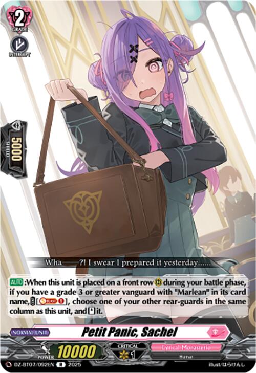 Petit Panic, Sachel (DZ-BT07/092EN) [Moon Fangs & Cerulean Blaze]