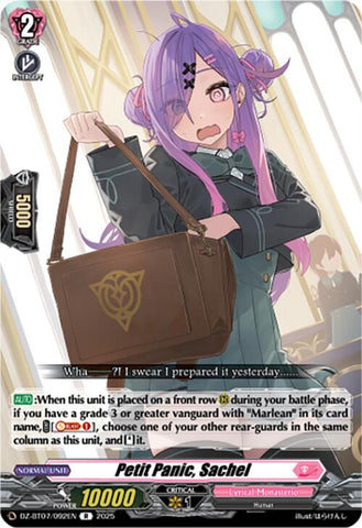 Petit Panic, Sachel (DZ-BT07/092EN) [Moon Fangs & Cerulean Blaze]