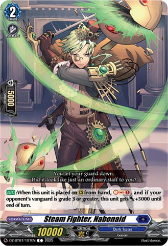 Steam Fighter, Nabonaid (DZ-BT07/107EN) [Moon Fangs & Cerulean Blaze]