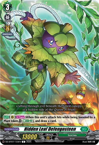 Hidden Leaf Defengosteen (DZ-BT07/133EN) [Moon Fangs & Cerulean Blaze]