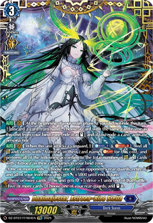 Dualmajestar, Astroea=Bico Stella (DZ-BT07/FFR04EN) [Moon Fangs & Cerulean Blaze]
