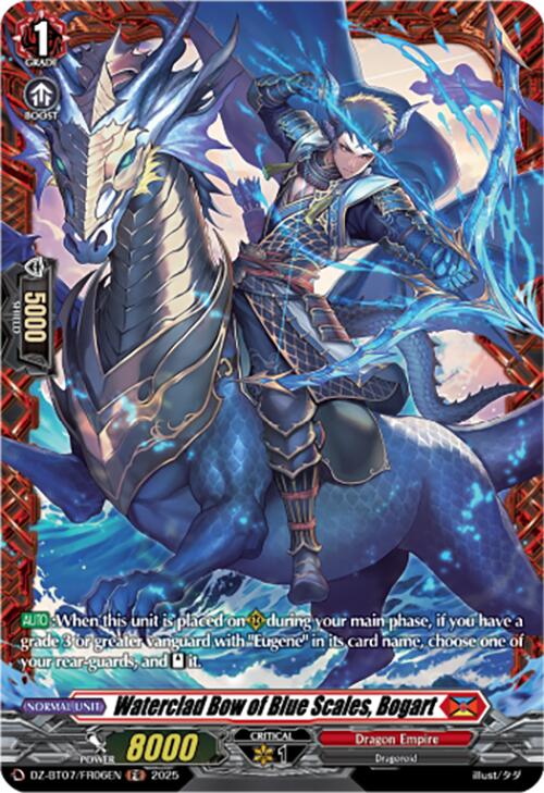 Waterclad Bow of Blue Scales, Bogart (DZ-BT07/FR06EN) [Moon Fangs & Cerulean Blaze]