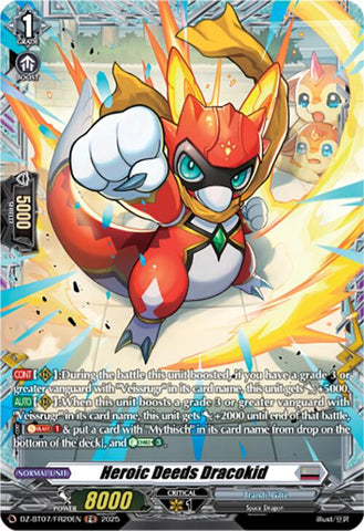 Heroic Deeds Dracokid (DZ-BT07/FR20EN) [Moon Fangs & Cerulean Blaze]