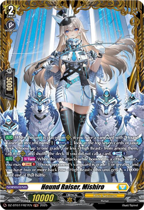 Hound Raiser, Mishiro (DZ-BT07/FR27EN) [Moon Fangs & Cerulean Blaze]