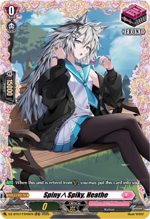 SpinySpiky, Heathe (DZ-BT07/FR45EN) [Moon Fangs & Cerulean Blaze]