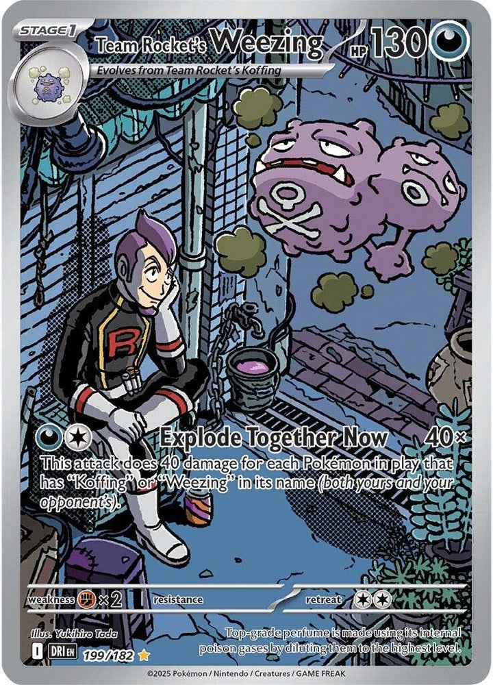 Team Rocket's Weezing (199/182) [Scarlet & Violet: Destined Rivals]