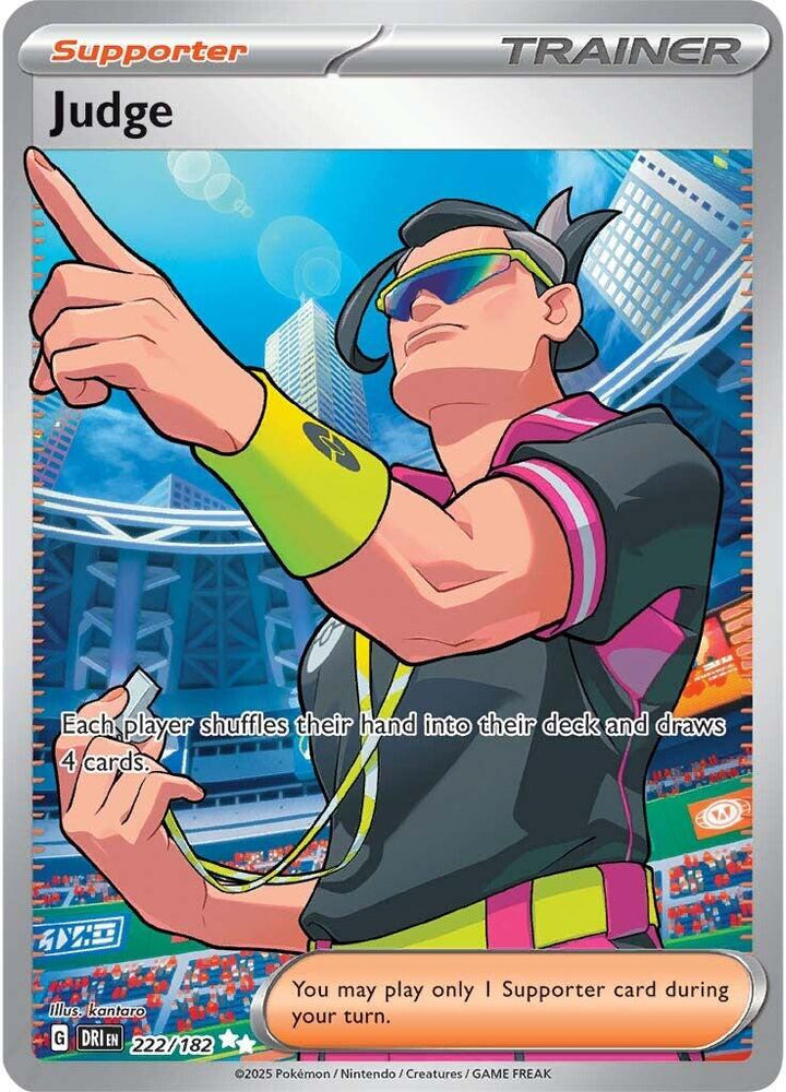 Judge (222/182) [Scarlet & Violet: Destined Rivals]