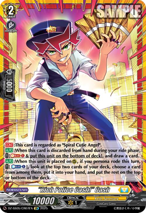 "Rich Police Cash!" Cash (DZ-SS05/CR07EN) [CoroCoro Start Deck Pack]