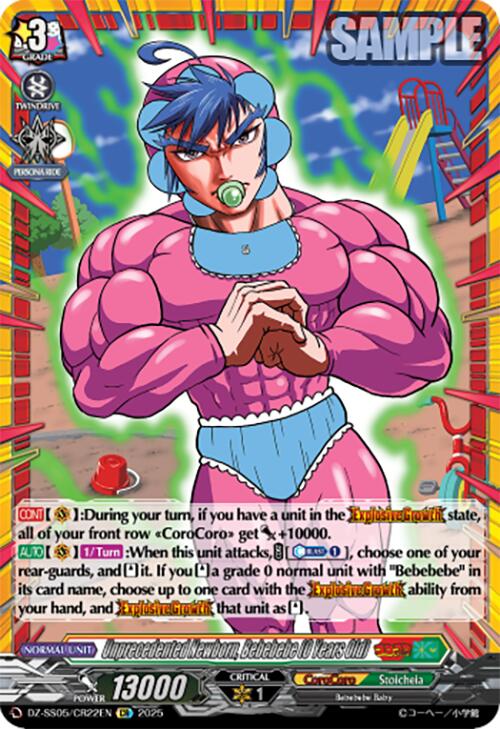 Unprecedented Newborn, Bebebebe (0 Years Old) (DZ-SS05/CR22EN) [CoroCoro Start Deck Pack]