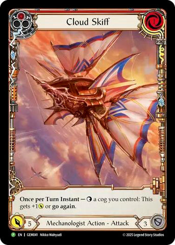 Cloud Skiff (Red) [GEM041] (GEM Pack 2)
