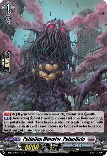 Pollution Monster, Polpollute (Foil) (D-PR/792EN) [D Promo Cards]