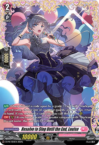 Resolve to Sing Until the End, Louise (D-PR/704EN) [D Promo Cards]