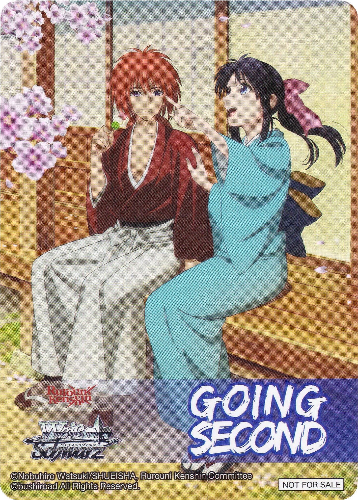 Going Second (Days of Fluttering Sakura, Kenshin Himura Kaoru Kamiya) [Rurouni Kenshin]