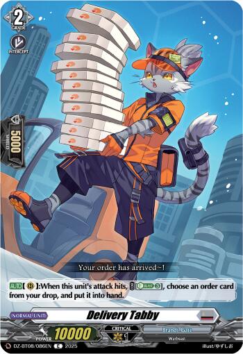 Delivery Tabby (DZ-BT08/086EN) [Knights 0f Rebirth]