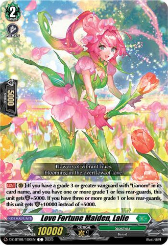 Love Fortune Maiden, Lalie (DZ-BT08/100EN) [Knights 0f Rebirth]