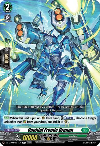 Cnoidal Froude Dragon (DZ-BT08/101EN) [Knights 0f Rebirth]