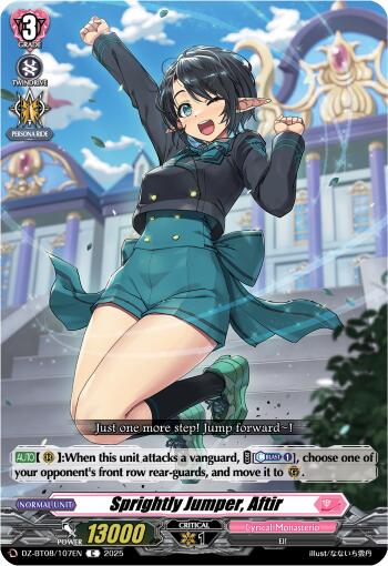 Sprightly Jumper, Aftir (DZ-BT08/107EN) [Knights 0f Rebirth]