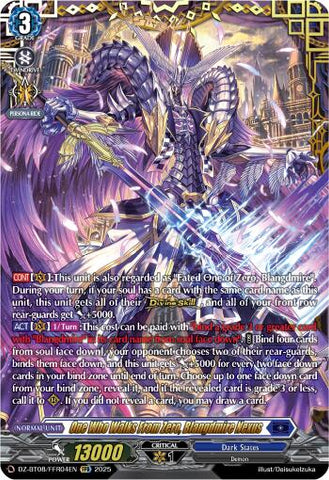 One Who Walks From Zero, Blangdmire Nexus (DZ-BT08/FFR04EN) [Knights 0f Rebirth]