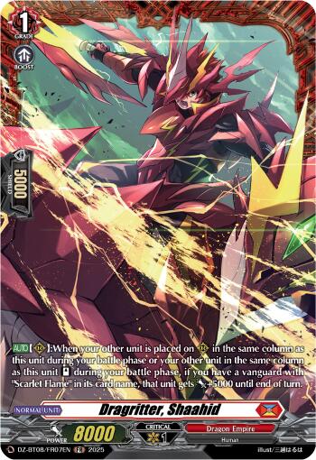 Dragritter, Shahid (DZ-BT08/FR07EN) [Knights 0f Rebirth]