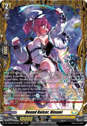 Hound Raiser, Hinami (DZ-BT08/FR27EN) [Knights 0f Rebirth]