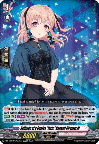 Solitude of a Genius "forte" Nanami Hiromachi (EXRRR) (DZ-BT08/EX03EN) [Knights 0f Rebirth]