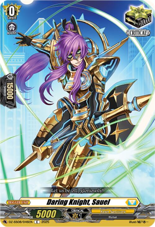 Daring Knight, Sauel (DZ-SS08/046EN) [Festival Booster 2025]