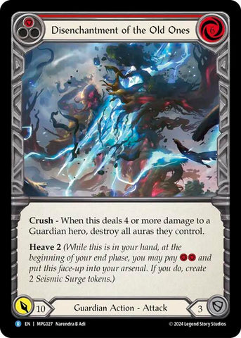 Disenchantment of the Old Ones [MPG027] (Mastery Pack Guardian)  Rainbow Foil